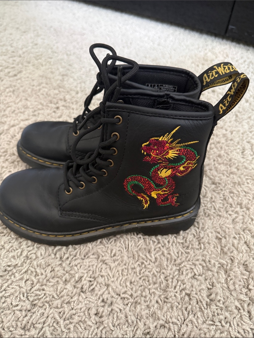 Dr. Marten Embroidered Boots